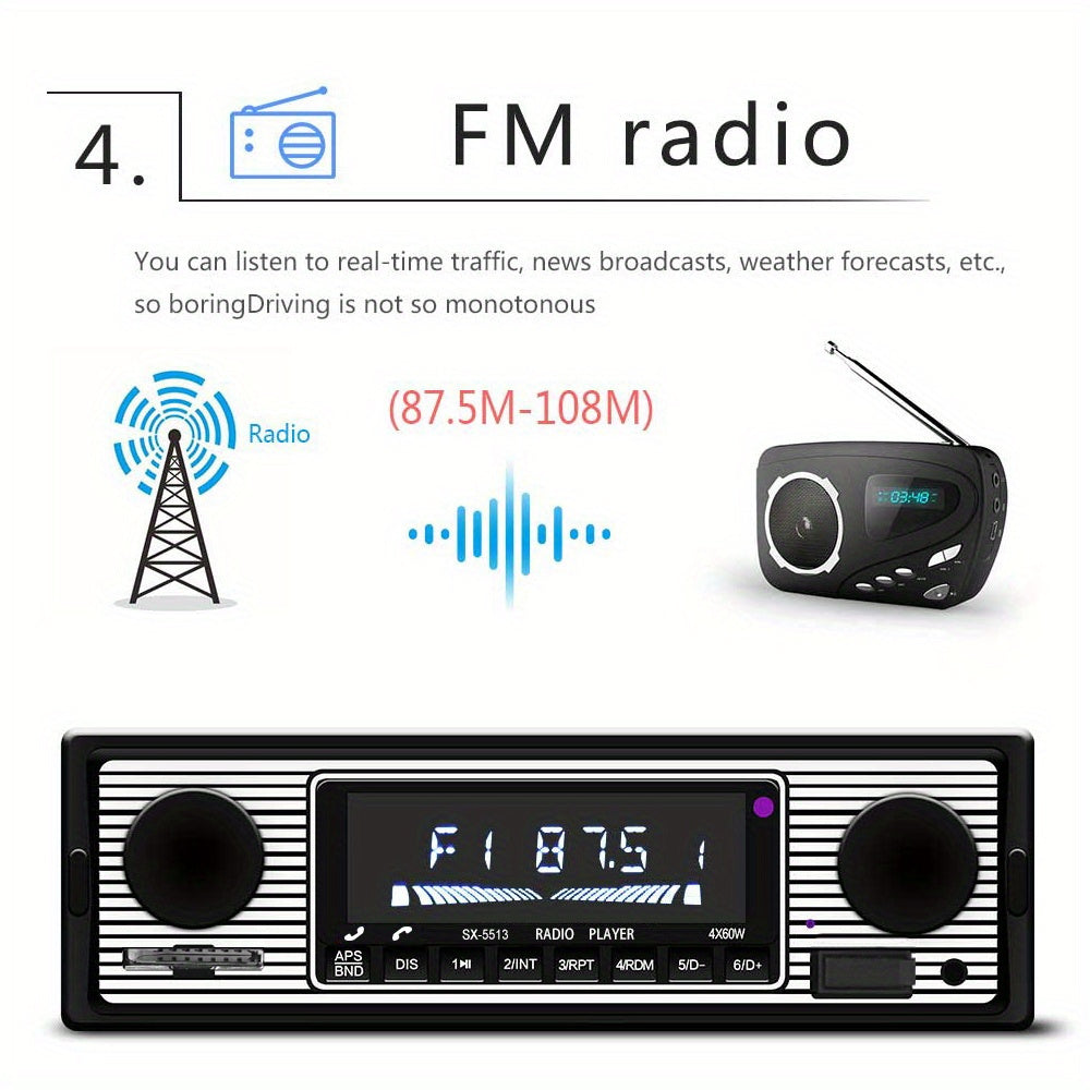 Retro-Style Digital Radio fit for your VW