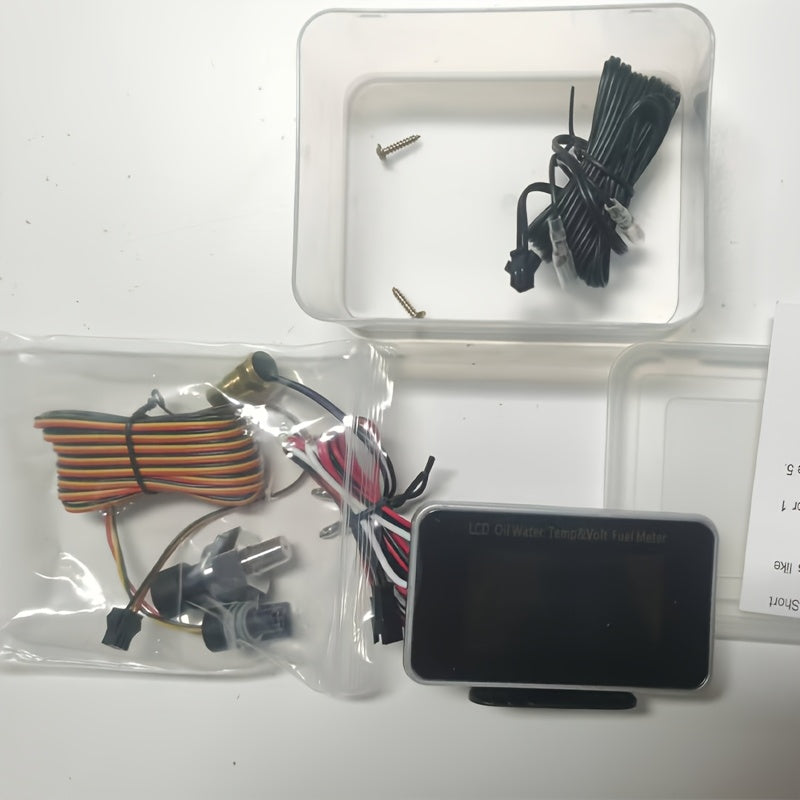 4-in-1 Digital Car Dashboard Gauge
