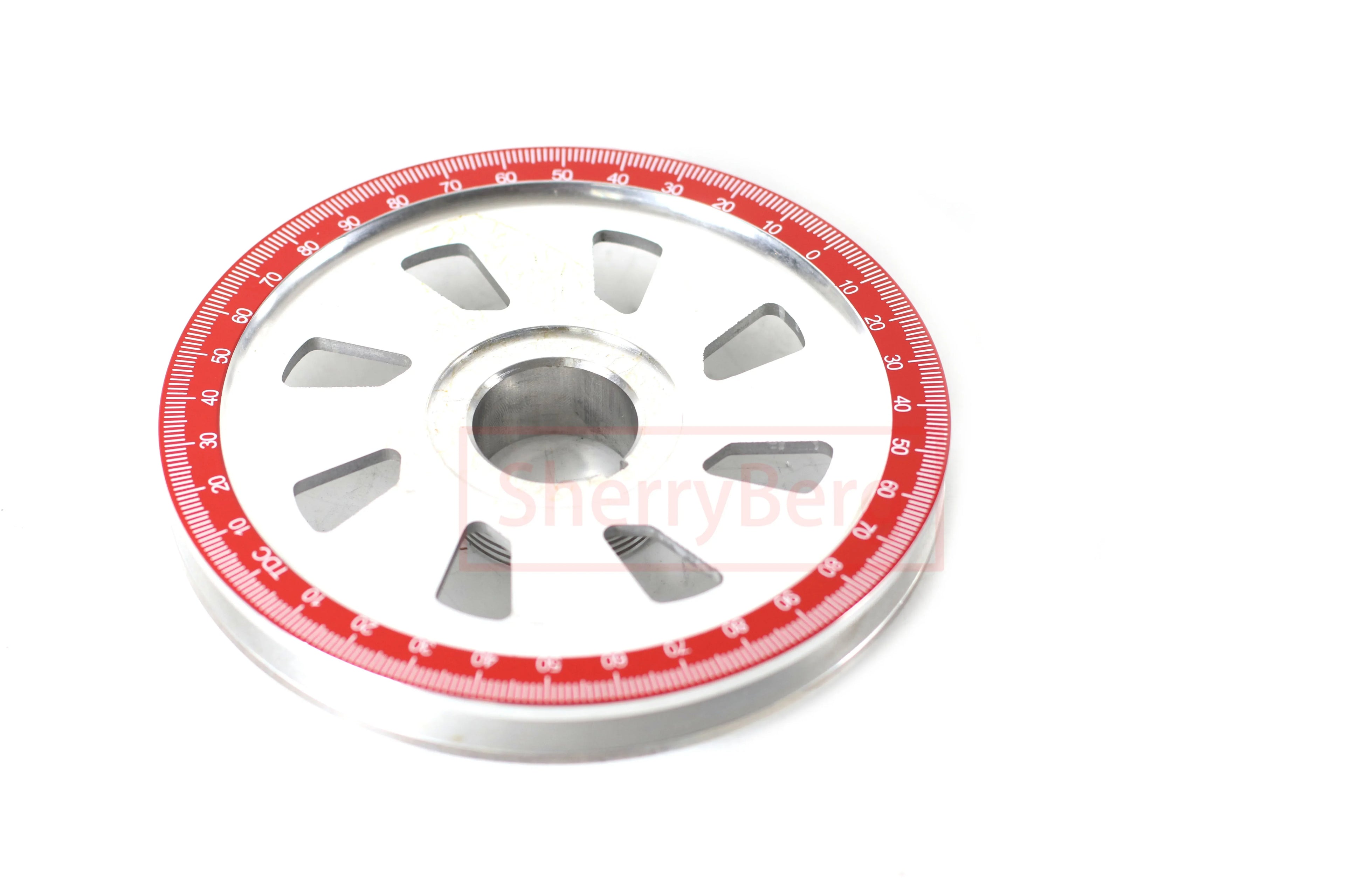 Red Timing Marked Aluminum Crankshaft
