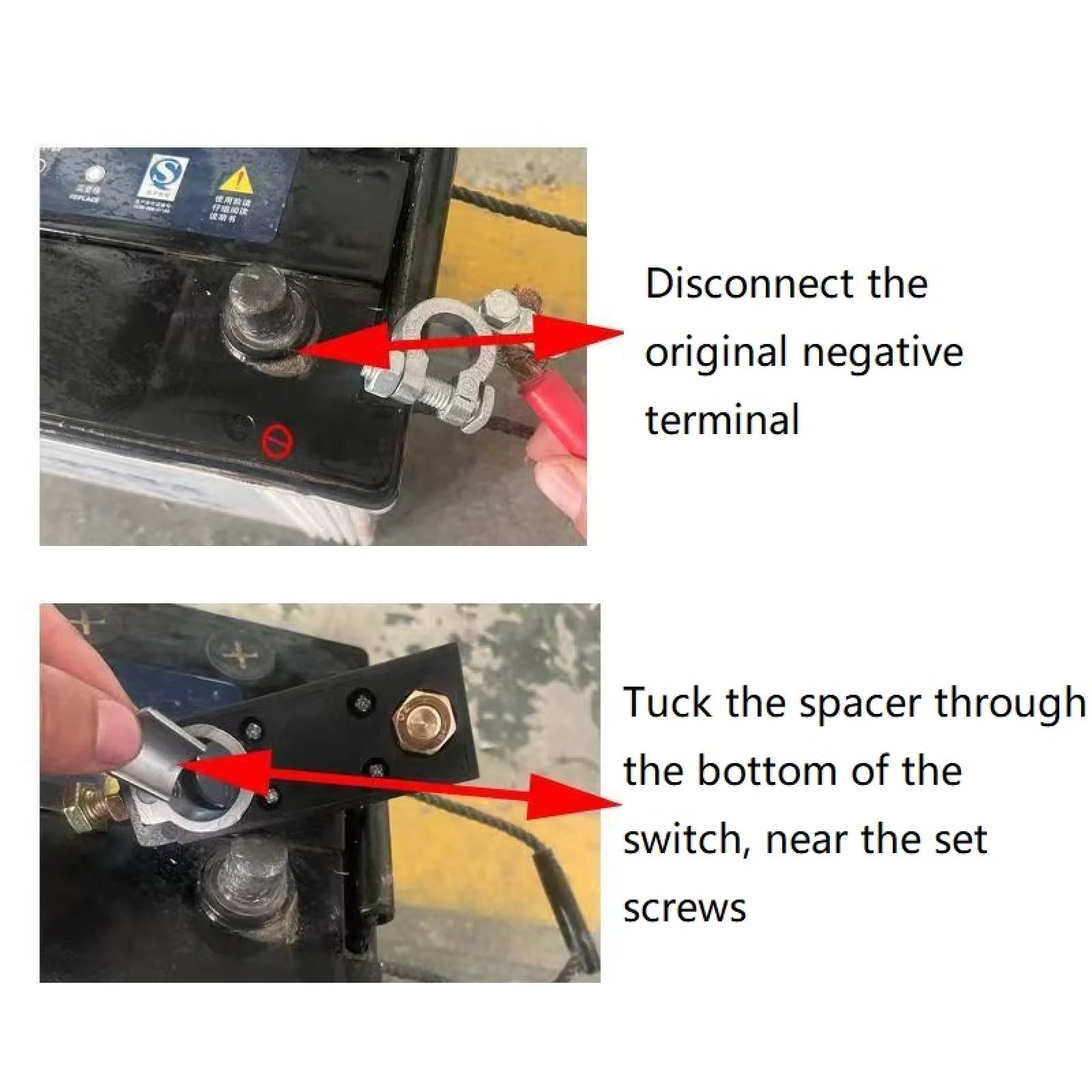 Car Battery Master Cut Off Switch