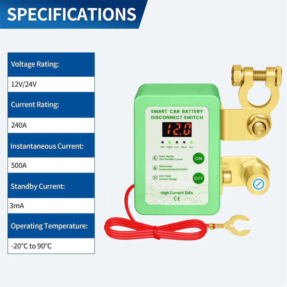 Remote Battery Disconnect Power Switch