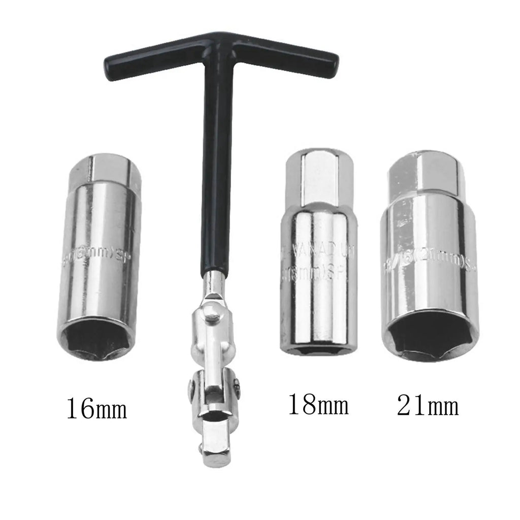 Spark Plug Socket Wrench Set 16mm 18mm 21mm