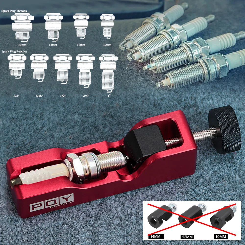 Universal Spark Plug Gap Tool Electrode Compresses 10mm 12mm 14mm 16mm
