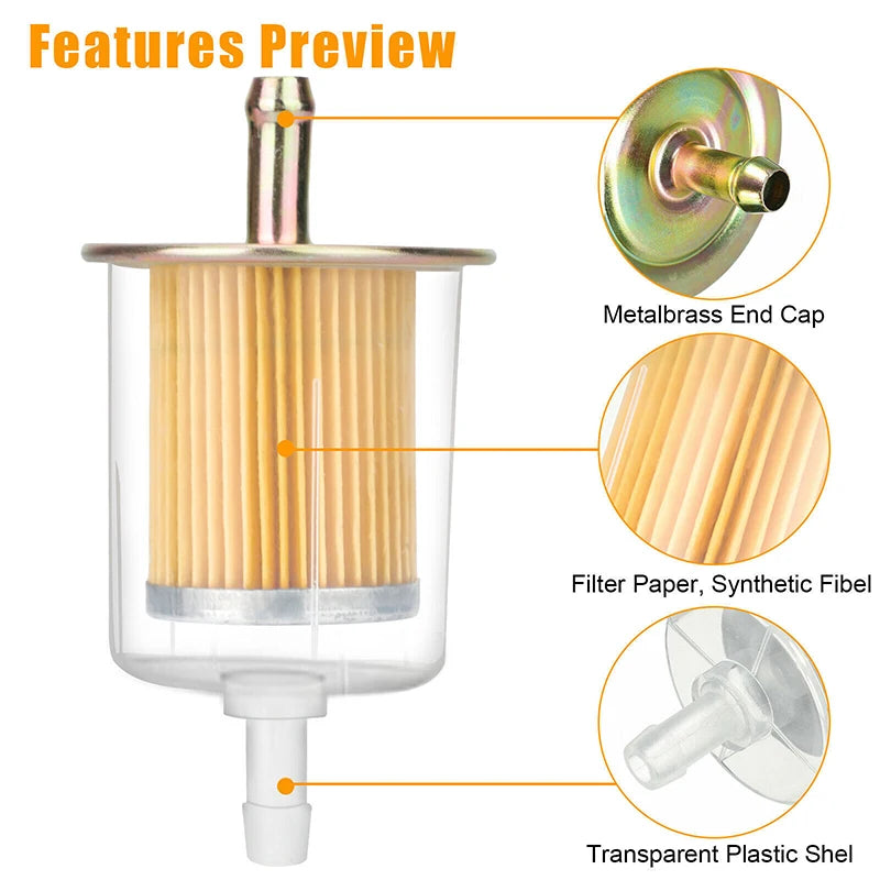 vw beetle aircooled fuel filter transparent