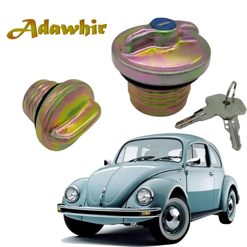vw beetle fuel tank cap with key 