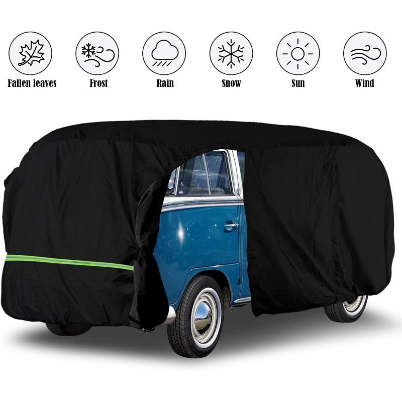 protective black cover weather and sun proof for vw classic bus kombi